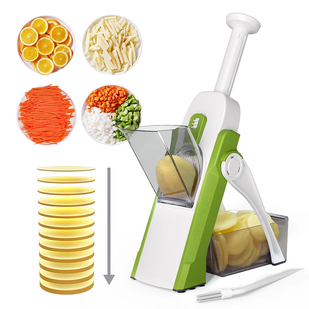 Topmart Chop - 5-in-1 Safe Vegetable Cutter | Fast and Easy Food Prep Tool